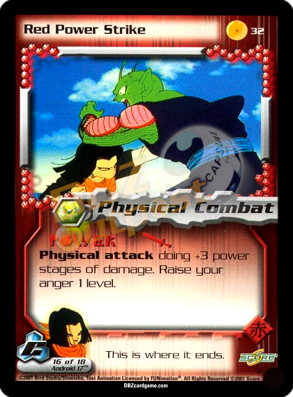 32 - Red Power Strike Unlimited Foil