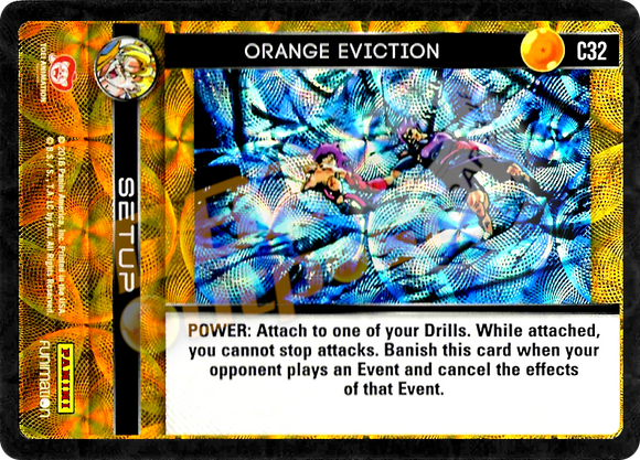 C32 Orange Eviction Foil