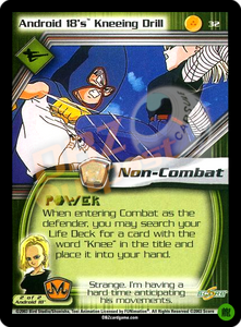 32 - Android 18's Kneeing Drill Limited Foil