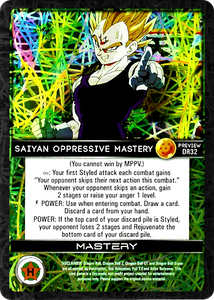 DR32  Saiyan Oppressive Mastery Foil