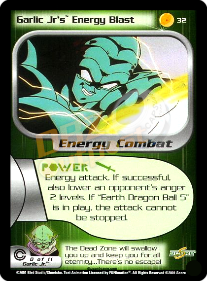 32 - Garlic Jr's Energy Blast Unlimited