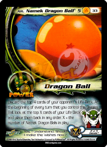 33 - Alt Namek Dragon Ball 5 Unlimited Foil