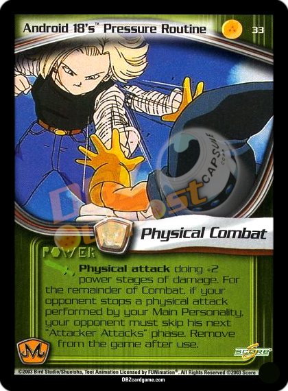 33 - Android 18's Pressure Routine Unlimited