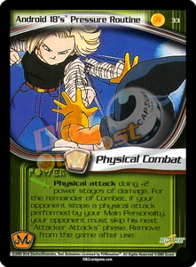 33 - Android 18's Pressure Routine Unlimited Foil