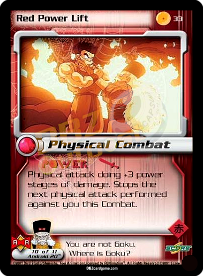 33 - Red Power Lift Unlimited Foil