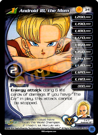34 - Android 18, the Mom Limited Foil