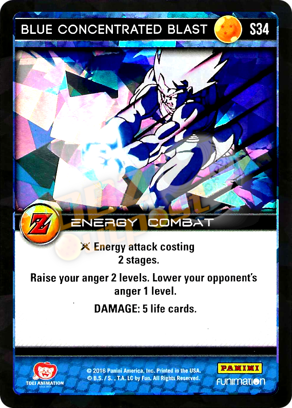 S34 Blue Concentrated Blast Foil