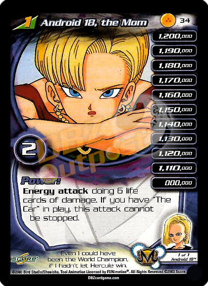 34 - Android 18, the Mom Unlimited Foil