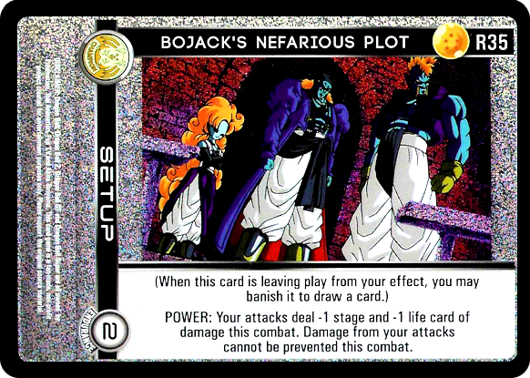 R35 Bojack's Nefarious Plot Foil – DBZ Outpost