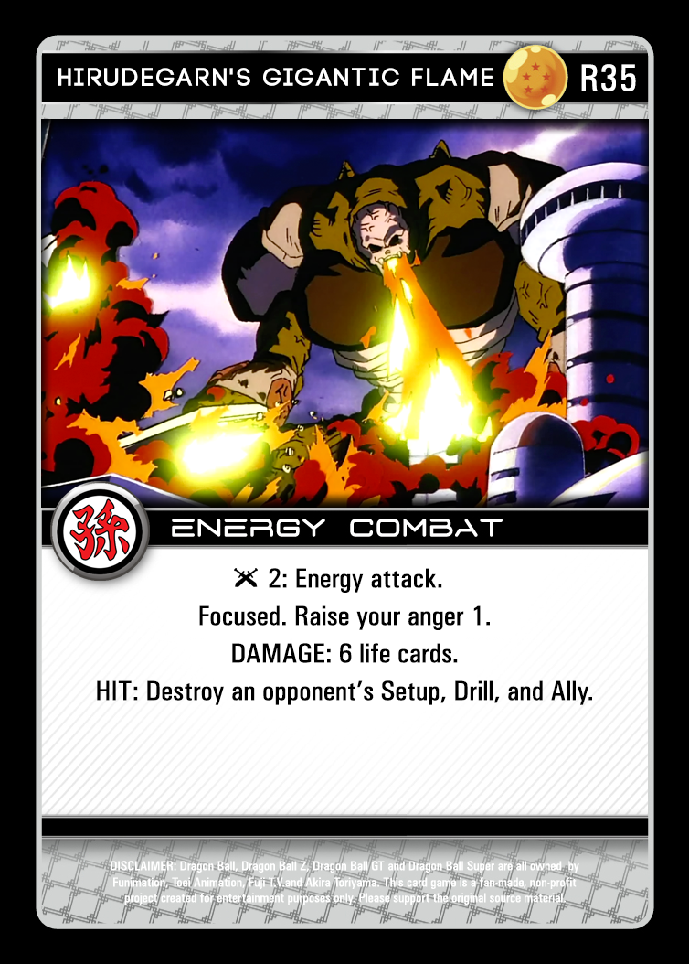 R35 Hirudegarn's Gigantic Flame – DBZ Outpost