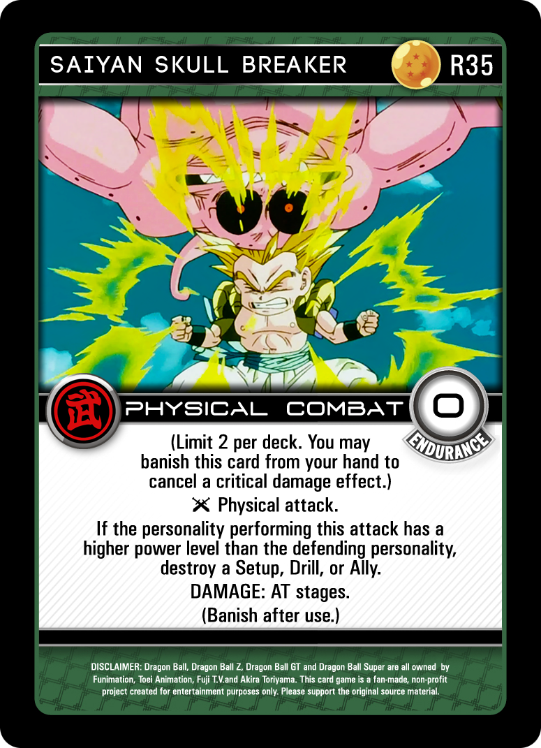 R35 Saiyan Skull Breaker – DBZ Outpost