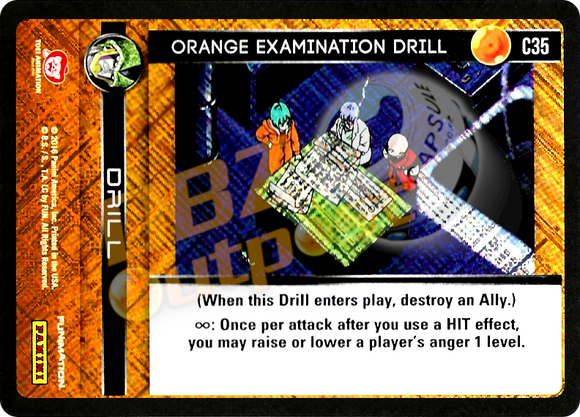 C35 Orange Examination Drill Foil