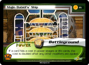 35 - Majin Babidi's Ship Unlimited Foil