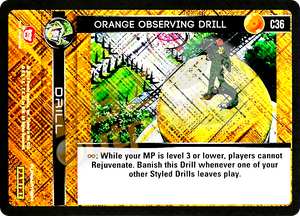 C36 Orange Observing Drill Foil