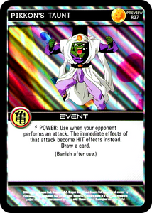 Preview R37 Pikkon's Taunt Foil