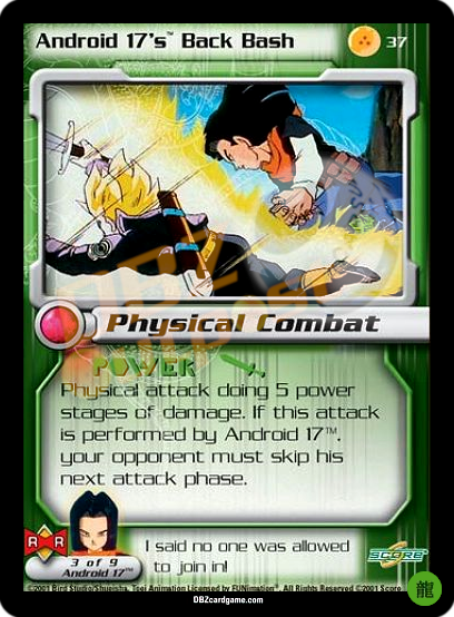 37 - Android 17's Back Bash Limited