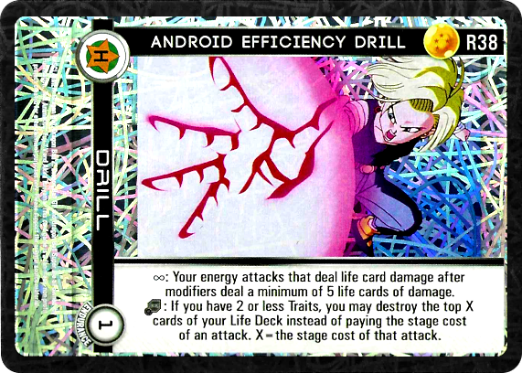 R38  Android Efficiency Drill Foil