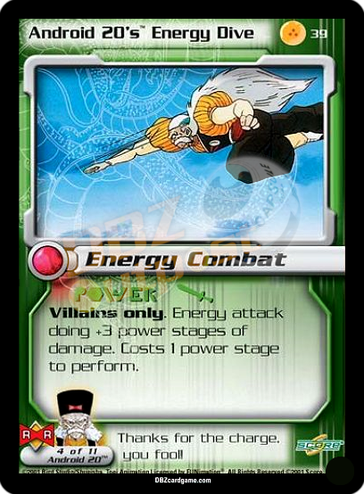39 - Android 20's Energy Dive Unlimited