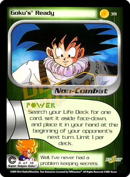 39 - Goku's Ready Unlimited Foil