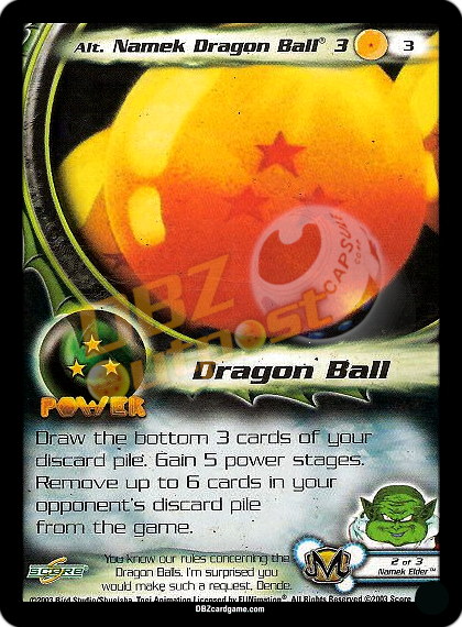 3 - Alt Namek Dragon Ball 3 Unlimited Foil