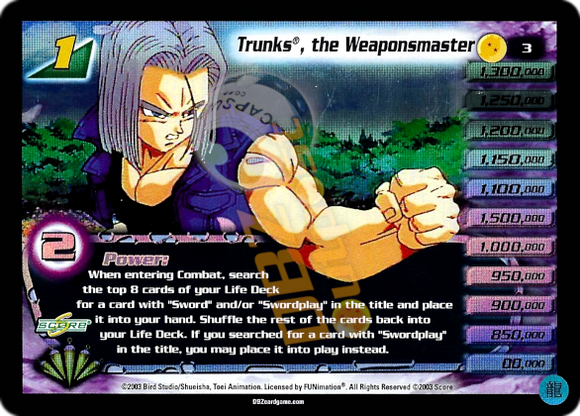 3 - Trunks, the Weaponsmaster