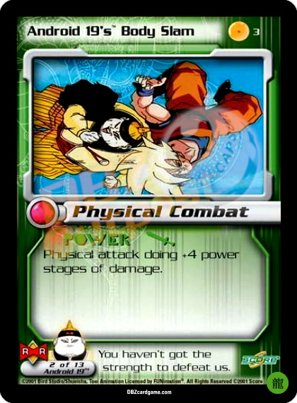 3 - Android 19's Body Slam Limited Foil