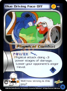 41 - Blue Driving Face Off Limited Foil