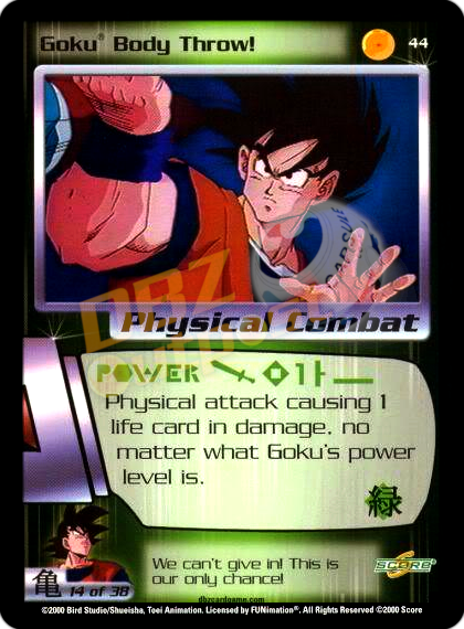 44 - Goku's Body Throw! Unlimited Foil