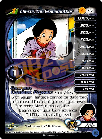 47 - Chi-Chi, the Grandmother Limited – DBZ Outpost