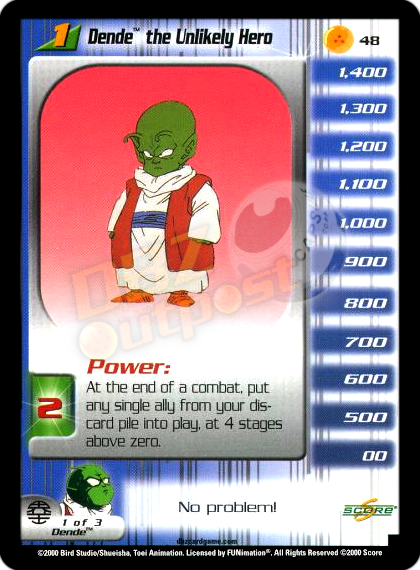 48 - Dende the Unlikely Hero Unlimited Foil