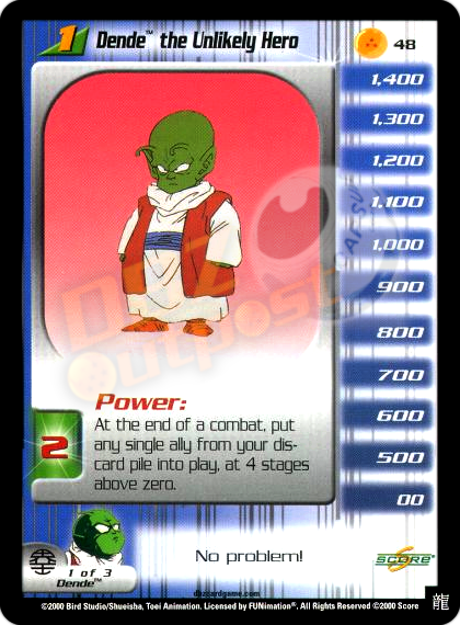 48 - Dende the Unlikely Hero Limited Foil
