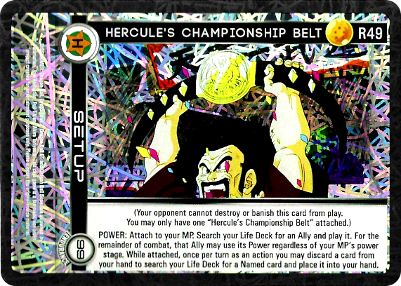 R49  Hercule's Championship Belt Foil
