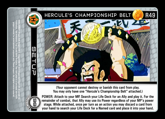 R49  Hercule's Championship Belt