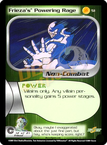 51 - Frieza's Powering Rage Unlimited Foil