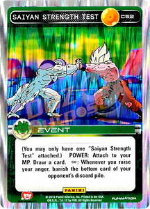 C52 Saiyan Strength Test Foil