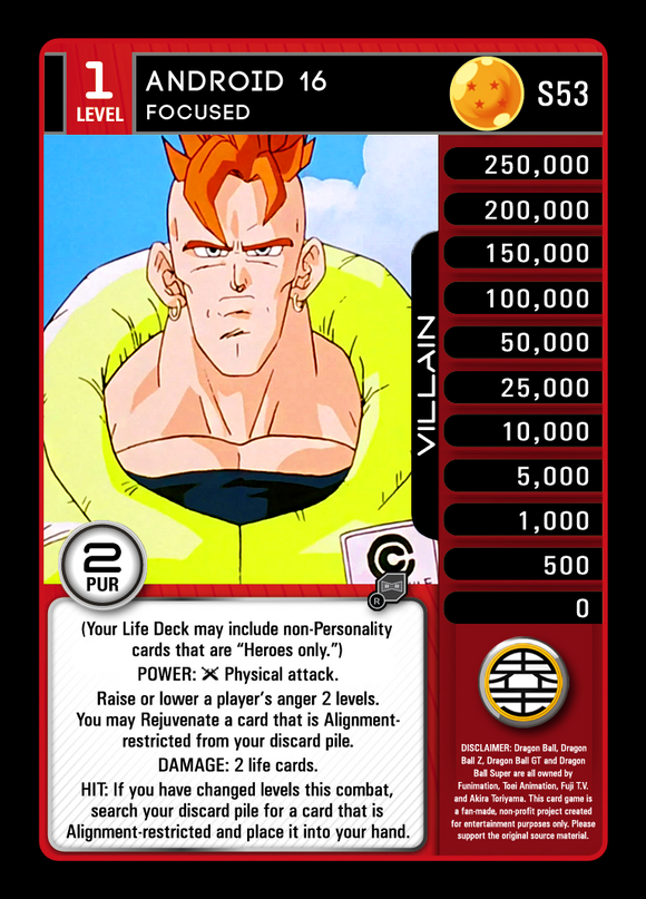 S53  Android 16, Focused