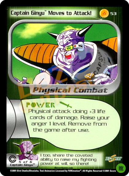53 - Captain Ginyu Moves to Attack! Limited