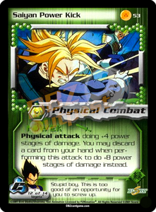 53 - Saiyan Power Kick Unlimited Foil