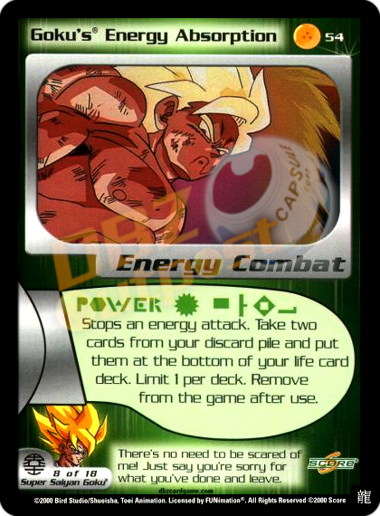 54 - Goku's Energy Absorption Limited Foil