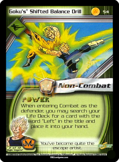 54 - Goku's Shifted Balance Drill Unlimited Foil
