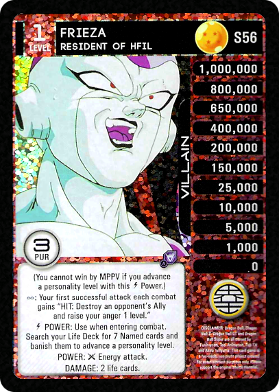 S56  Frieza, Resident of HFIL Foil