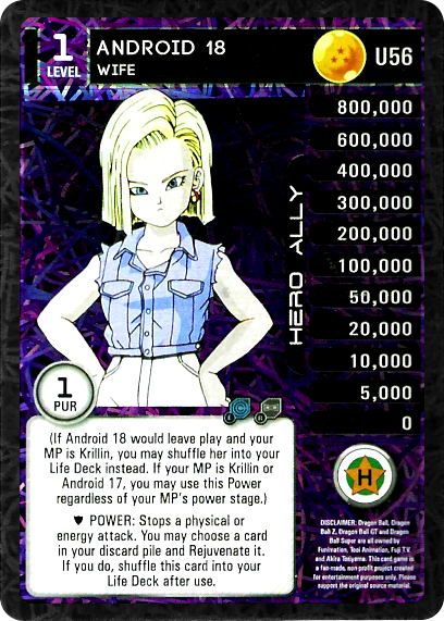 U56  Android 18, Wife Foil