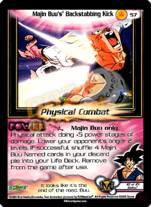 57 - Majin Buu's Backstabbing Kick Unlimited Foil