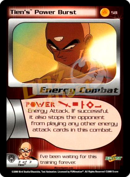 58 - Tien's Power Burst Unlimited Foil