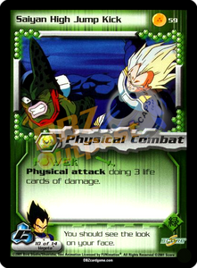 59 - Saiyan High Jump Kick Unlimited Foil