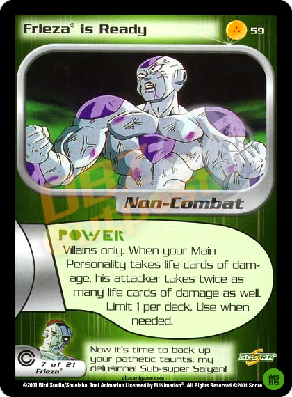 59 - Frieza is Ready Limited Foil
