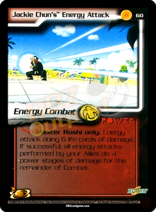 60 - Jackie Chun's Energy Attack Unlimited Foil