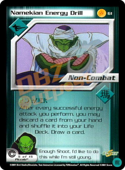 61 - Namekian Energy Drill Limited Foil