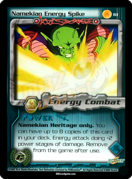 61 - Namekian Energy Spike Unlimited