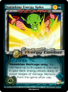 61 - Namekian Energy Spike Unlimited Foil